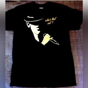 Josh Tuckerman Who’s That Cat? 2018 TSHIRT Men’s Sz M JAZZ Music Video RARE NEW